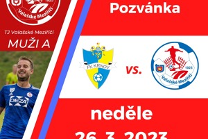 Pozvánka na fotbal: FK Krnov - TJ Valašské Meziříčí, neděle 26. 3. v 15:00