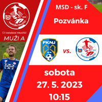Pozvánka na fotbal: FK Nový Jičín - TJ Valašské Meziříčí, 27. 5. 2023, 10:15