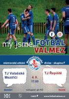 Pozvánka na fotbal: TJ Valašské Meziříčí - TJ Řepiště, pátek 4. 8. 2023 v 17:00
