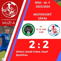 FK Jeseník - TJ Valašské Meziříčí 2:2 (0:1)
