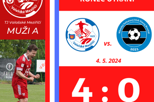 TJ Valašské Meziříčí - MFK Slavoj Bruntál 4:0 (1:0)