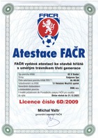 Atestace FAČR