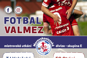 Pozvánka na fotbal: TJ Valašské Meziříčí - FC Strání 26. 4. 2022 16.30
